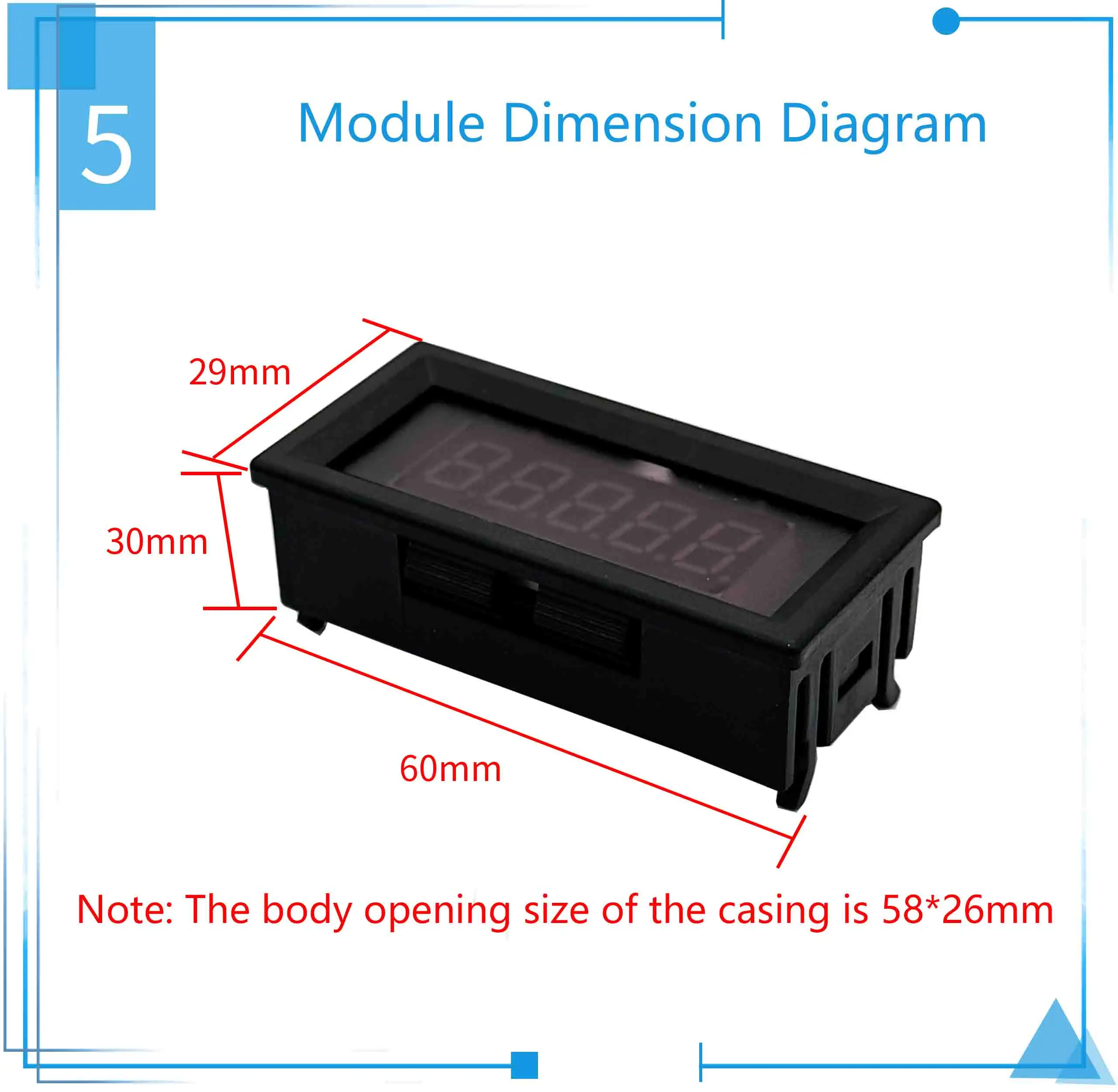 Magnetic induction strength detection Gauss meter, magnet polarity, magnetic fie