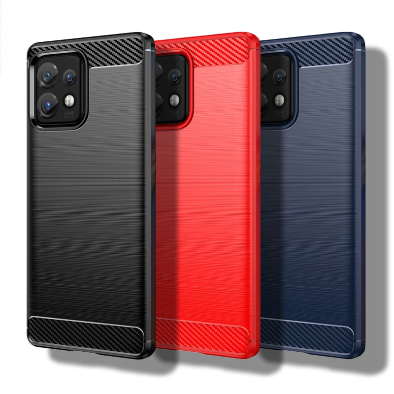 Per Motorola Edge Plus 2023 Custodia Per Motorola Edge + 2023 Cover 6.67 Pollici Antiurto Morbido Silicone Tpu Paraurti Protettivo