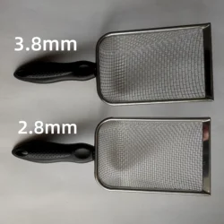 Premium Stainless Steel Cat Litter and Sand Sifter with Fine Mesh (3.8 and 2.8 sets)
