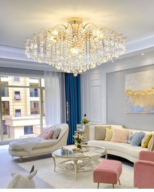 北欧の照明クリスタルシャンデリア