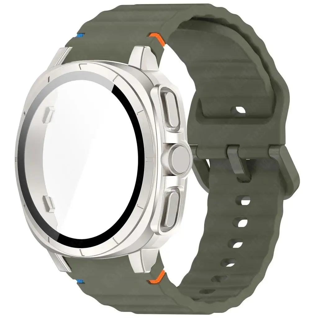 Premium Silicone Bracelet with Stylish Protective Case