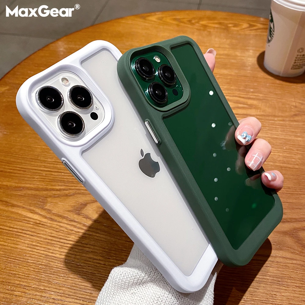 iphone 11 Pro Max  cover Luxury Transparent Shockproof Armor Case for iPhone 13 12 Mini 11 Pro Max X XR XS 7 8 Plus SE Matte Soft Bumper Clear Hard Cover iphone 11 Pro Max  case