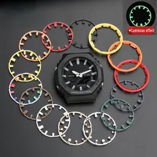 For Casio ga2100 ga 2100 2110 GA-2100 Watch Modifiy DIY Accessories Luminous Watch Dial Supporter Watch Lume Dial Scale Ring
