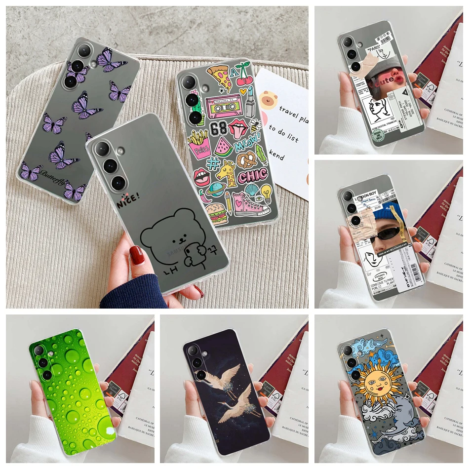 Per Samsung S24 S 24 Plus Custodia S24 Custodia In Tpu Trasparente In Silicone Ultra Morbido Per Samsung Galaxy S24 + Plus Cover Posteriore Ultra