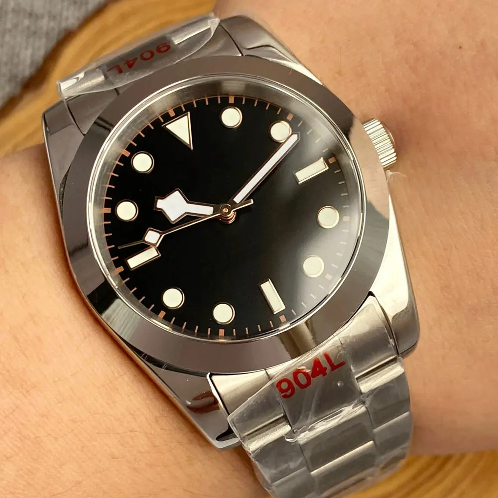 Tandorio 自動巻き腕時計 100m防水 ブラック Grand Seiko - 電池 Tandorio 自動巻き腕時計 100m防水 ブラック Grand Seiko - 電池