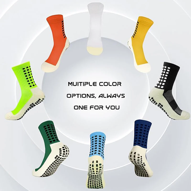 Unisex Non-Slip Athletic Grip Socks for Enhanced Performance