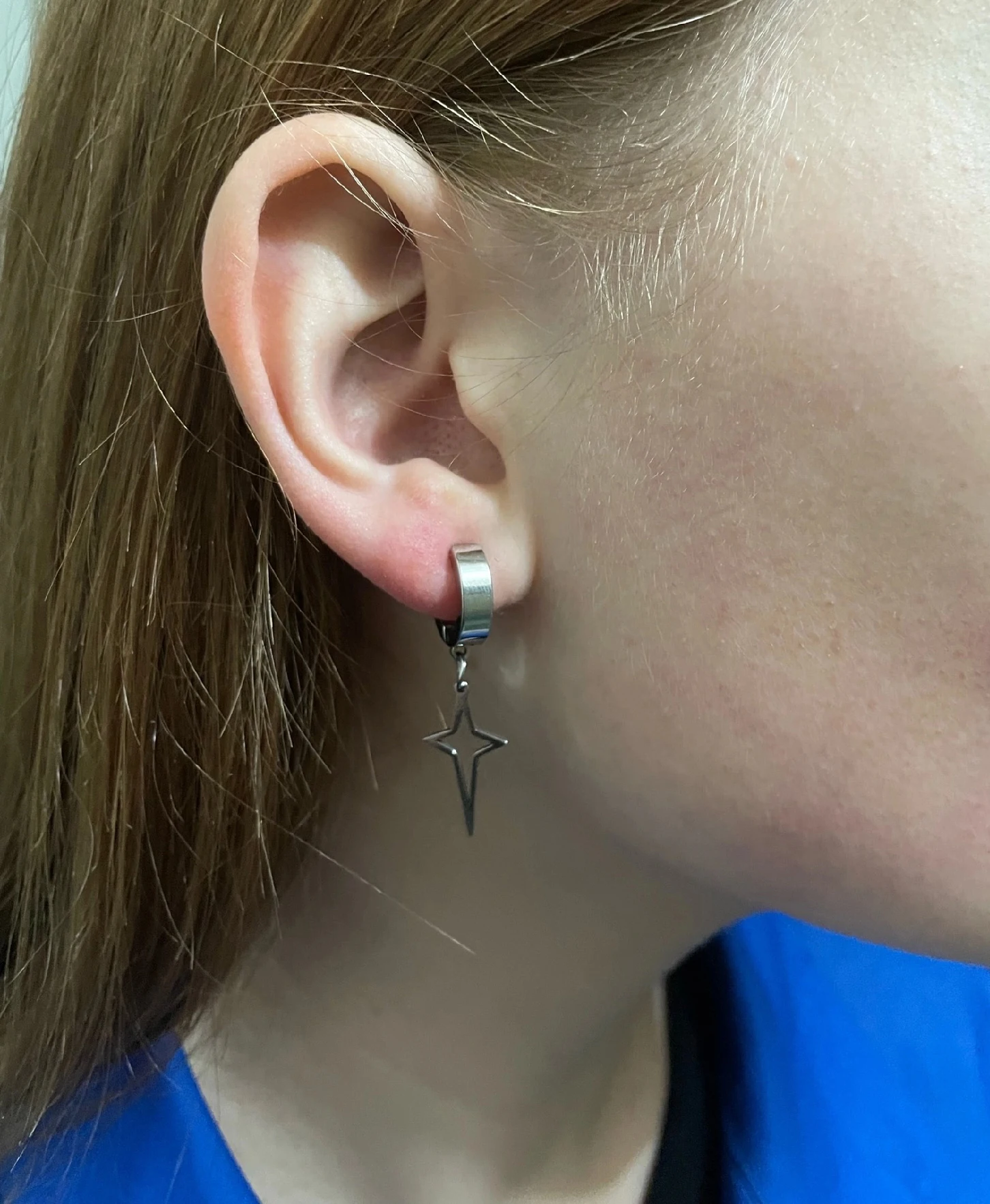 Hobbspring 8 morsetti per orecchie in acciaio inox da 9 mm, clip helix, cartilagine, clip on wrap punk, orecchini regolabili, non forati, orecchini punk rock, per donne, uomini e donne, Acciaio