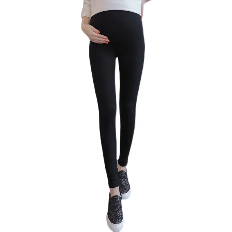 Autumn Winter Pregnant Warm Skinny Leggings Maternity Pregnancy Thicken Pants Women Trousers Clothing Black Gray Khaki Clothes
