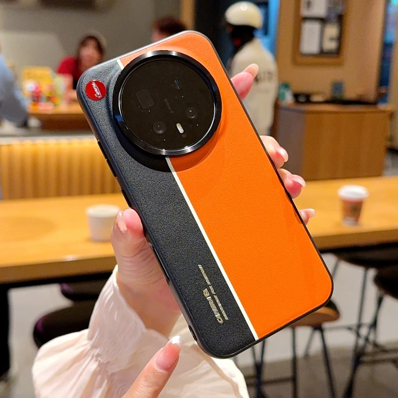 Fluorescent Color Leather Ultra-Thin Anti-Fall Shockproof Case