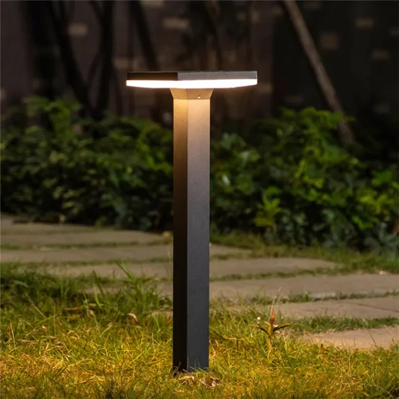 RONIN Contemporary Outdoor Lawn Lamp LED Electric Waterproof Villa Garden Courtyard District Residential Quarters Lawn Lamp ﻿