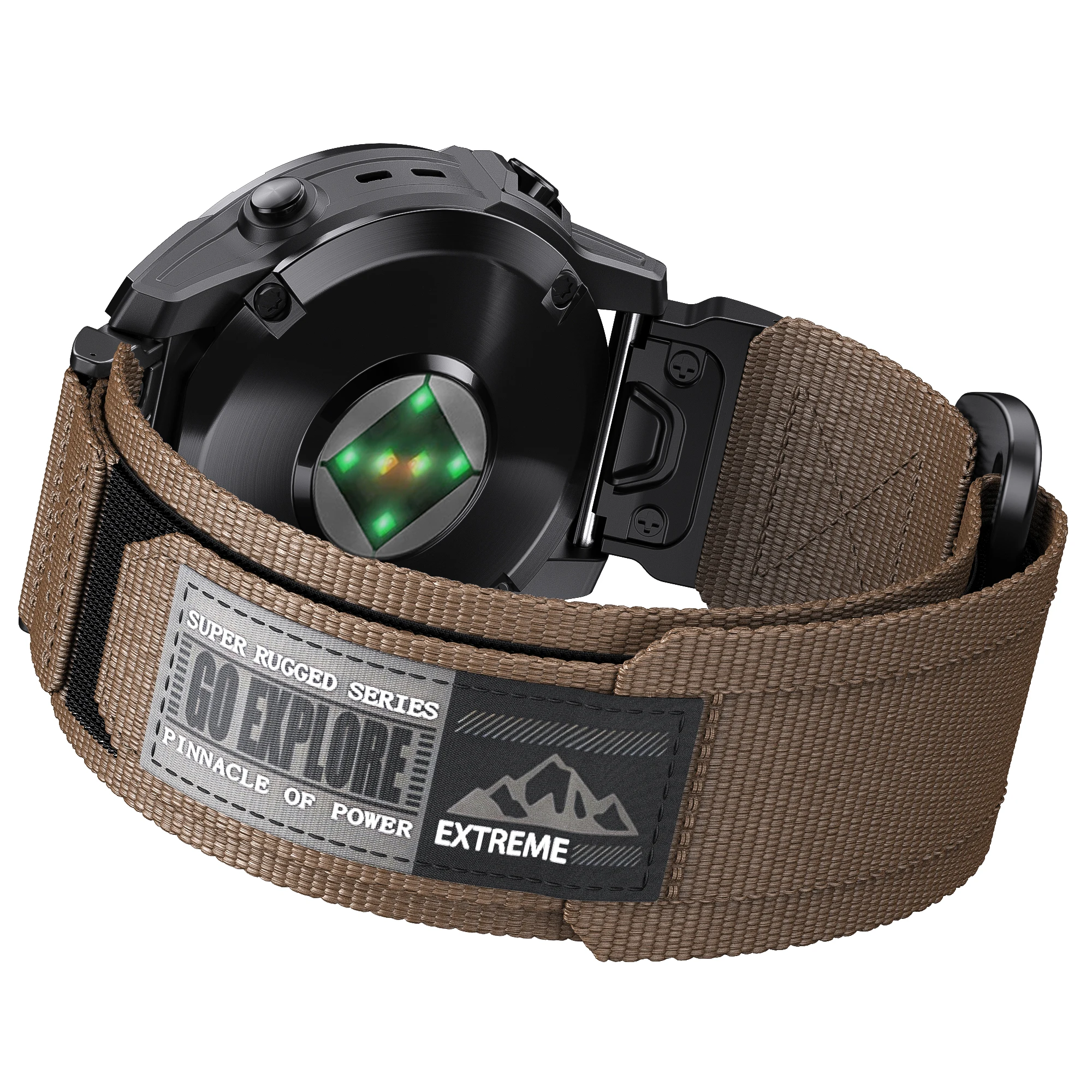 Versatile QuickFit Sports Nylon Watch Band - 22mm/26mm, Durable and Stylish Strap