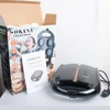 Houselin Nonstick Pancake Pan, 4 Pancake Griddle, Soft Touch Handle Fun Breakfast 6
