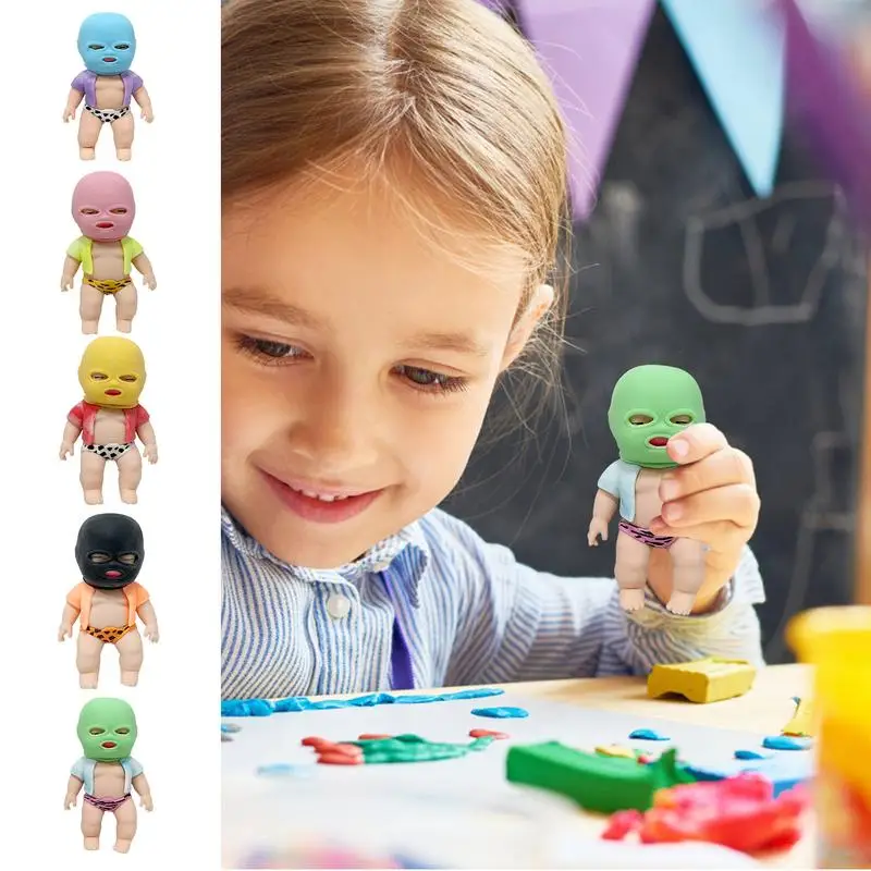 

Mini Babies Dolls Compact Sensory Pinching Toys TPR Antistress Ball Squeeze Party Favors Stress Relief Toys For Birthday