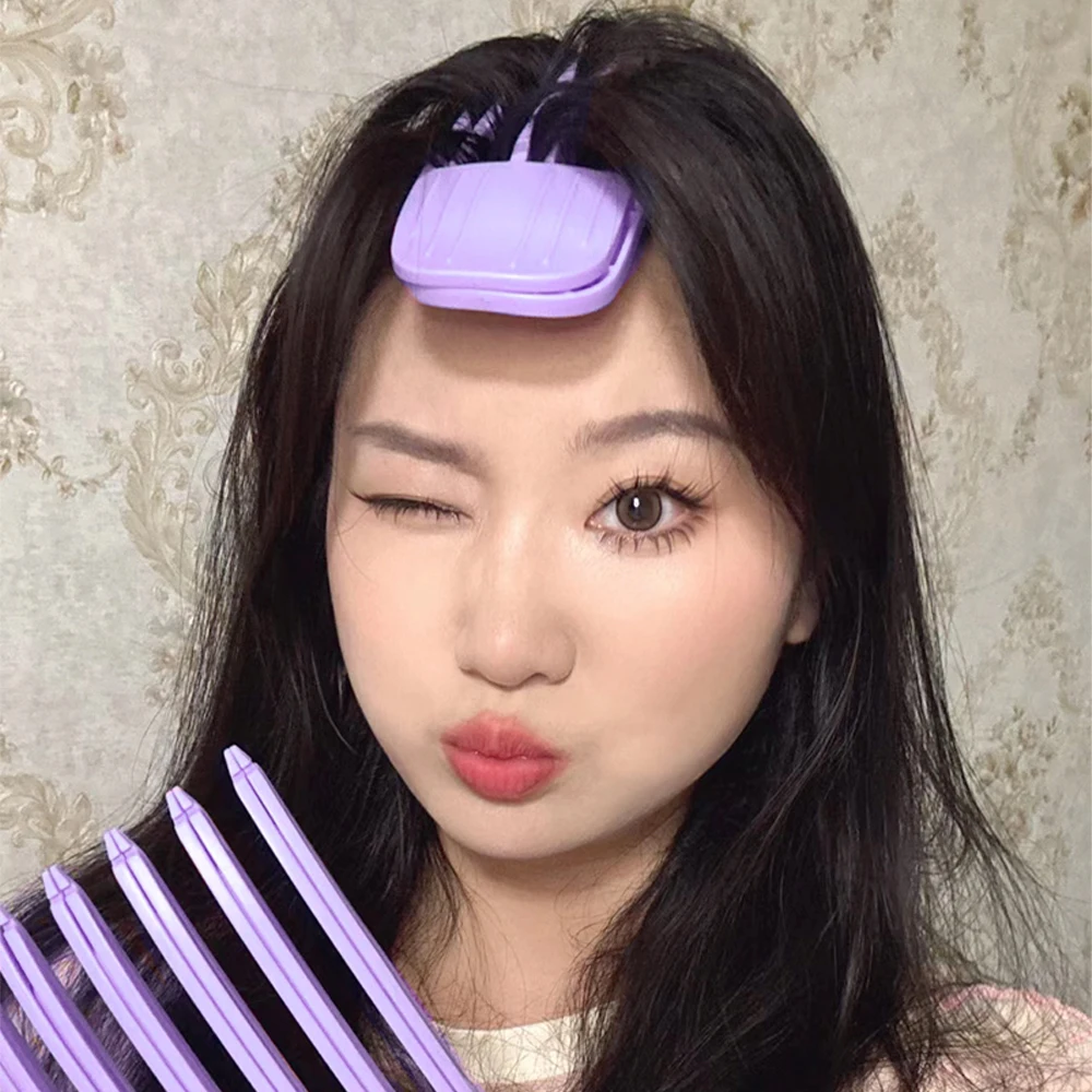 Hair Styling Tool Hair Curling Tools 3/6Teeth Fluffy Hair Roots Clips Comb Lazy Hair Top Styling Curling Barrel Portable Korean Hairs Clip Volume Wind Sculpting Comb