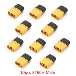 High-Performance XT60 Power Coupling Plugs for RC and Drone Applications (10pcs XT60H male)