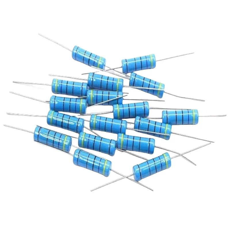 Metal film resistor 1% 1 2 10 22 47 100 330 ohm 47 22 10 1K 4.7K 6.8K 100K 330K 470K 2R 10R 22R 47R 100R 330R 1R ~ 1M 50PCS