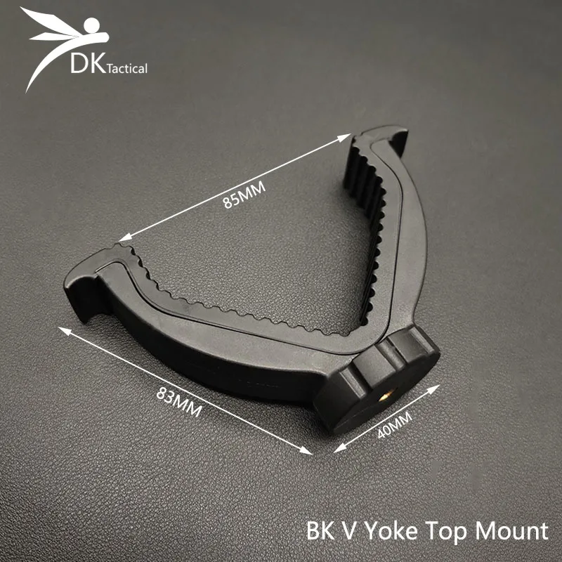 Tactical Outdoor V-shaped Yoke Top Stock Holder Single Legged Tripod 1/4 Threaded Universal Shooting and Hunting
