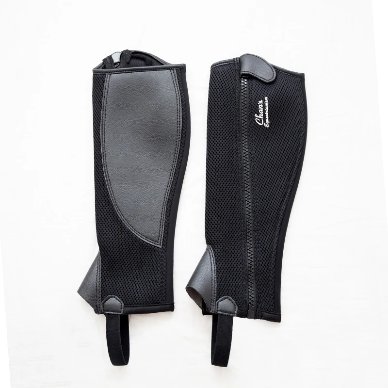 Summer Equestrian Leg Guards Adult Children Horse Riding Boot Covers Outdoor Training Knee Brace Knight Gaggets 4