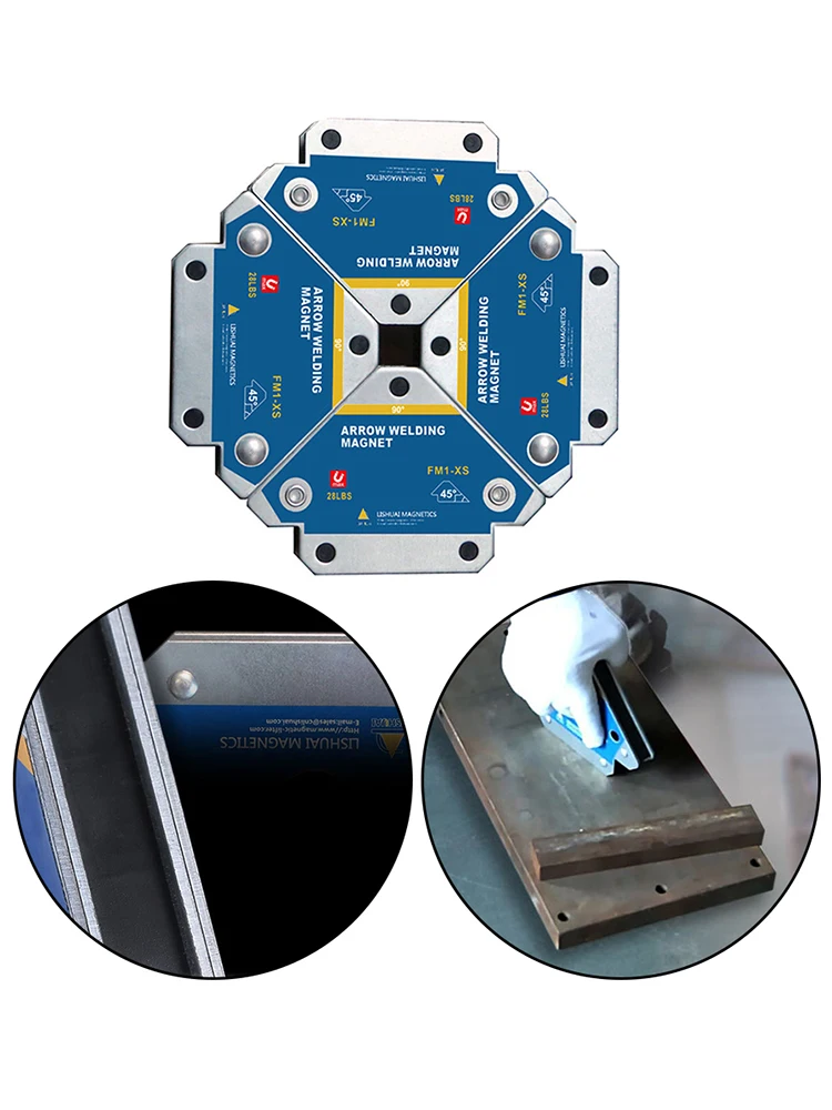 Magnetic welding fixer 4pcs Magnetic Welding Fixer 45/90/135 Degree Multi-angle Magnet Weld Positioner