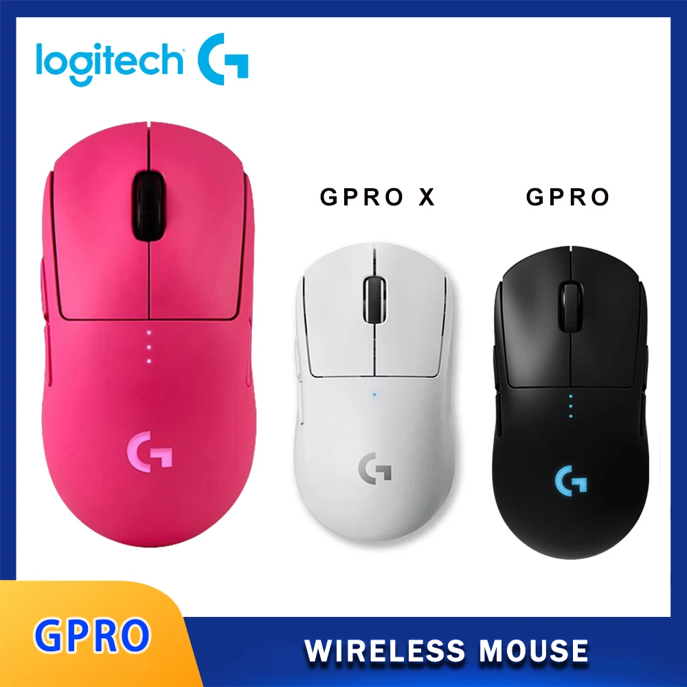 100% original logitech g pro x super light/g pro gpw rosa 