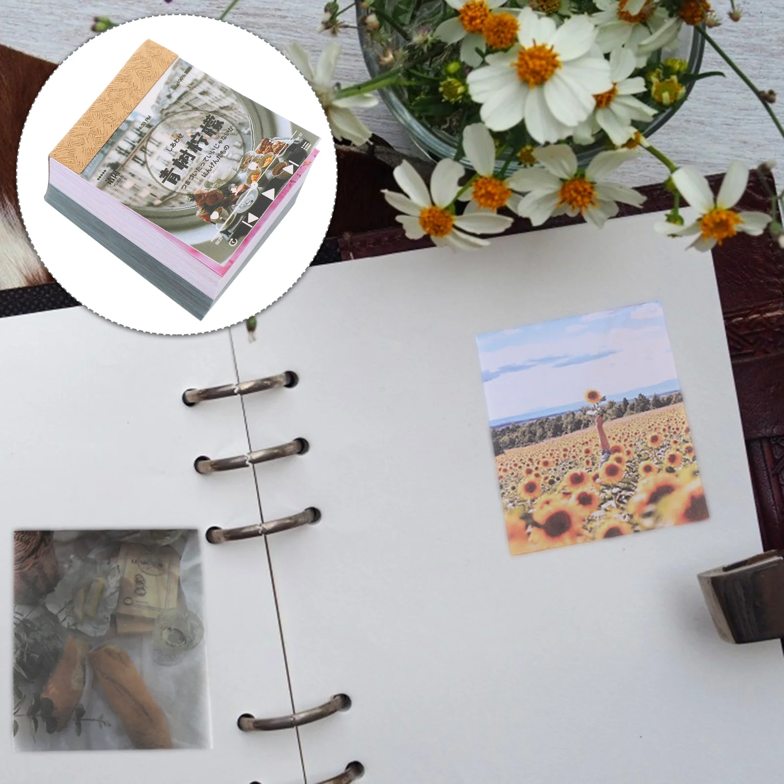 

5/1/2Pcs Vintage INS DIY Scrapbooking Materials Retro Paper Label Little Books Paper For Journaling Album Notebook Diary Decor