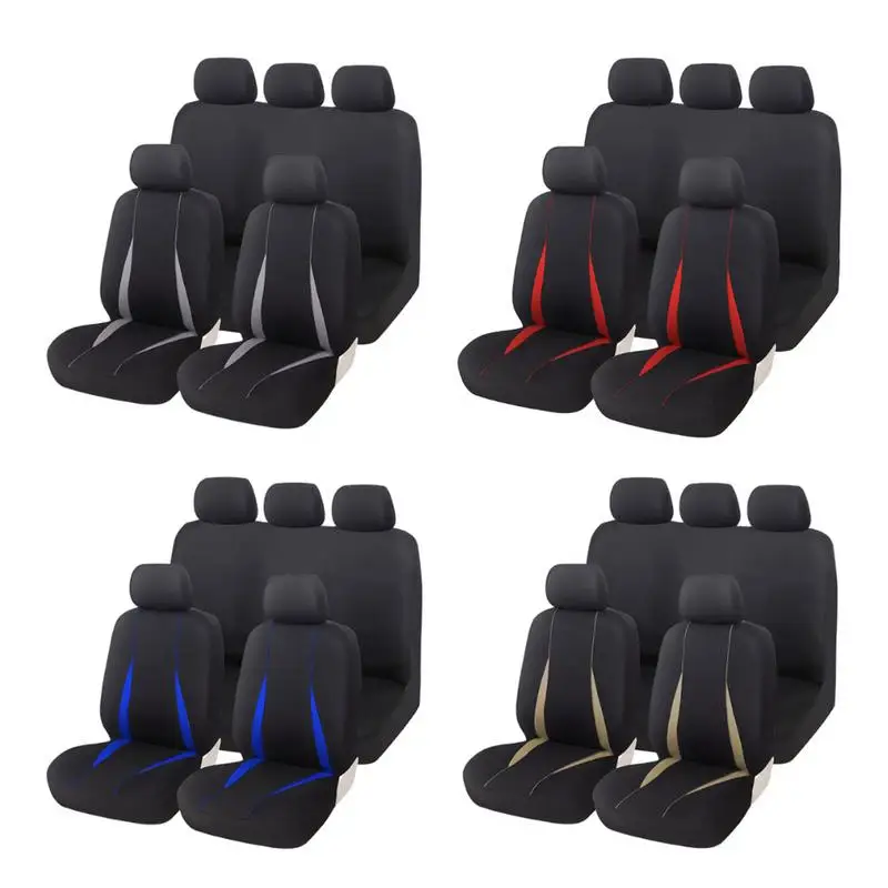 

Car Seat Covers Full Set Waterproof Front Rear Protector Seat Covers Washable Car Back Seat Protectors For Interior Accessories