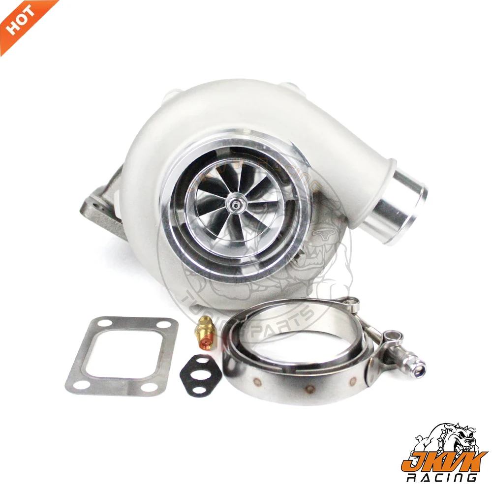JKVK гонки Gen2 GTX3576R 0,63/0,82/1.06a/r двойной Керамический шарикоподшипник заготовка колеса турбо T3 фланец Vband выход 400-750HP