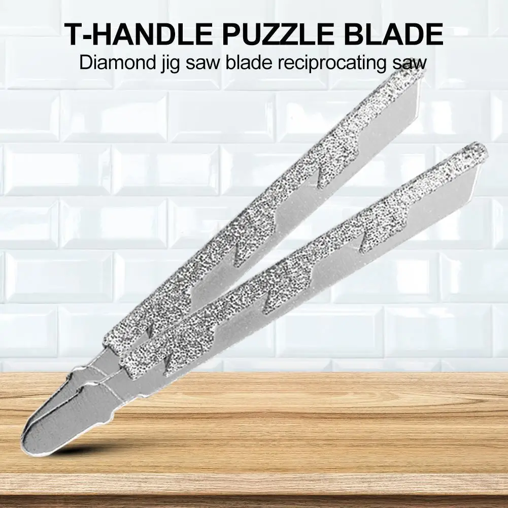 Diamond Jig Saw Blade for Cutting Marble Tiles Stone Jigsaw Blades Accessories Longer Service Life and Fast Cutting 2