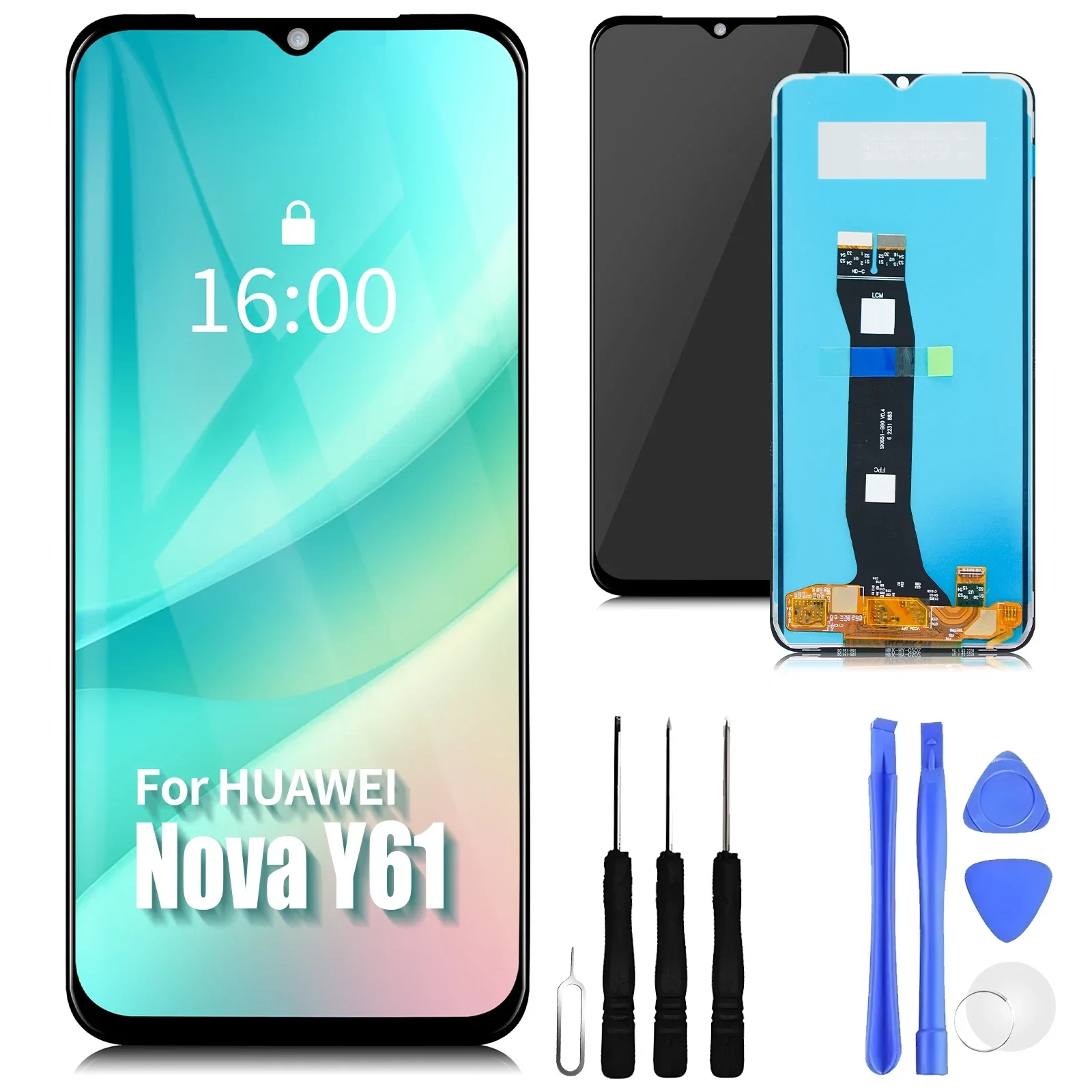 6,52 'для HUAWEI Nova Y61 для Ori Nova Y61 EVE-LX9 EVE-LX9N EVE-LX3 ЖК-дисплей сенсорный экран дигитайзер в сборе Замена