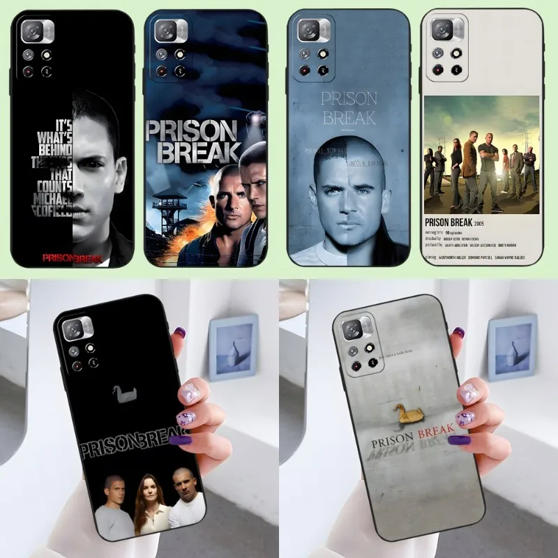 Custodia Per Telefono Prison Break Per Xiaomi 12 10 9 Civi Mi10 Mi11 Mi9 Mi12 I T X S Se Pro Youth Ultra X4 Cover Morbida Nera