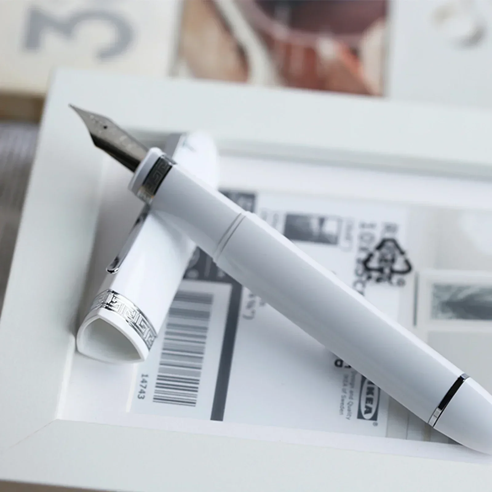 2024 MOONMAN V60 Triangular Piston Fountain Pen EF/F 0.38/0.5mm Nib Rollerball Pen Office Supplies Writing Stationery gift pens 6