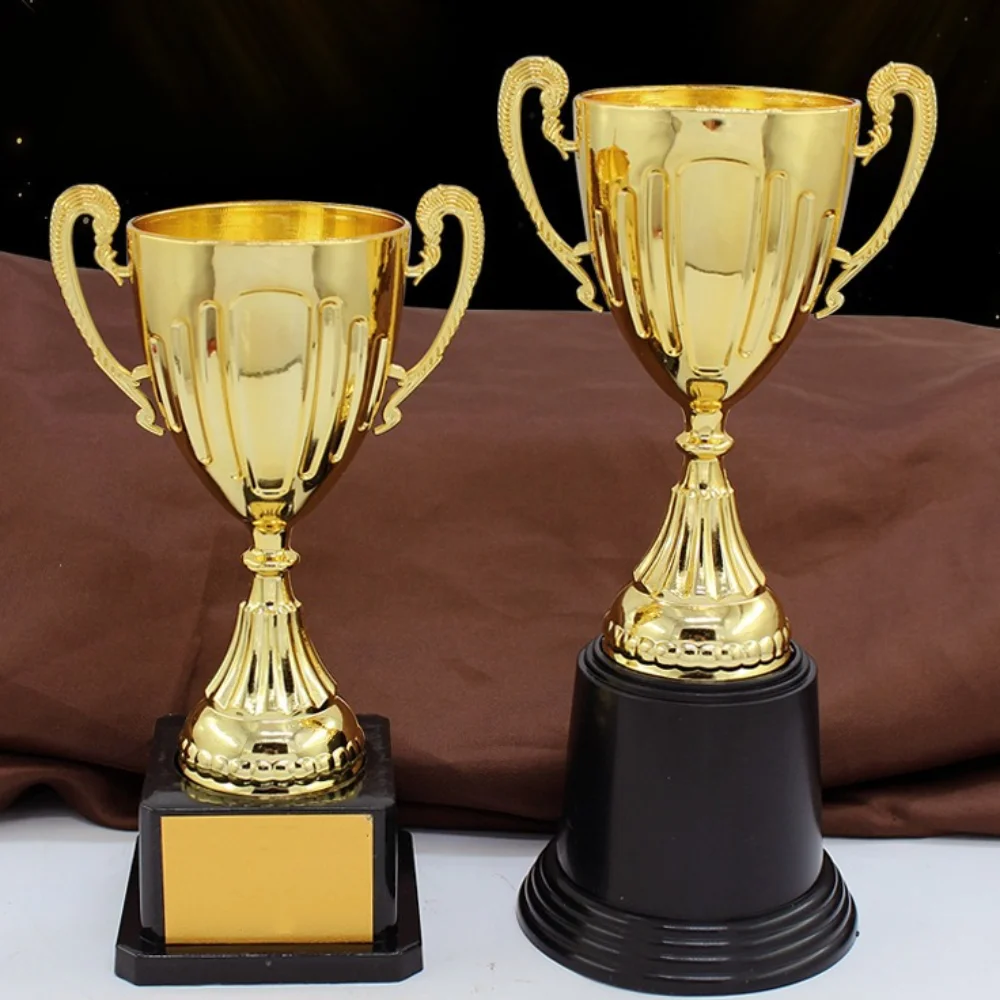 New Plastic Gold Trophy Awards Competition Soccer Craft Souvenirs Team Honor Trophy Model Small Prize Cup Children Award Prize