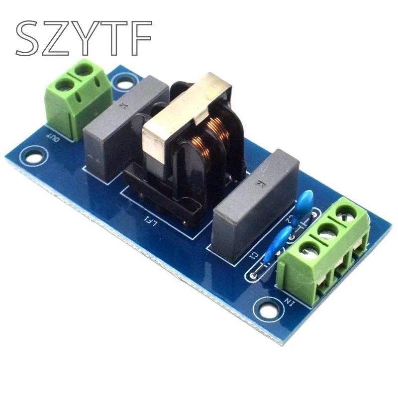 220V 2A Filtro Emi Sound Booster Socket Sound Lift Filtro Socket Modulo Scheda Di Alimentazione Riduzione Del Rumore Modulo Scheda Filtro