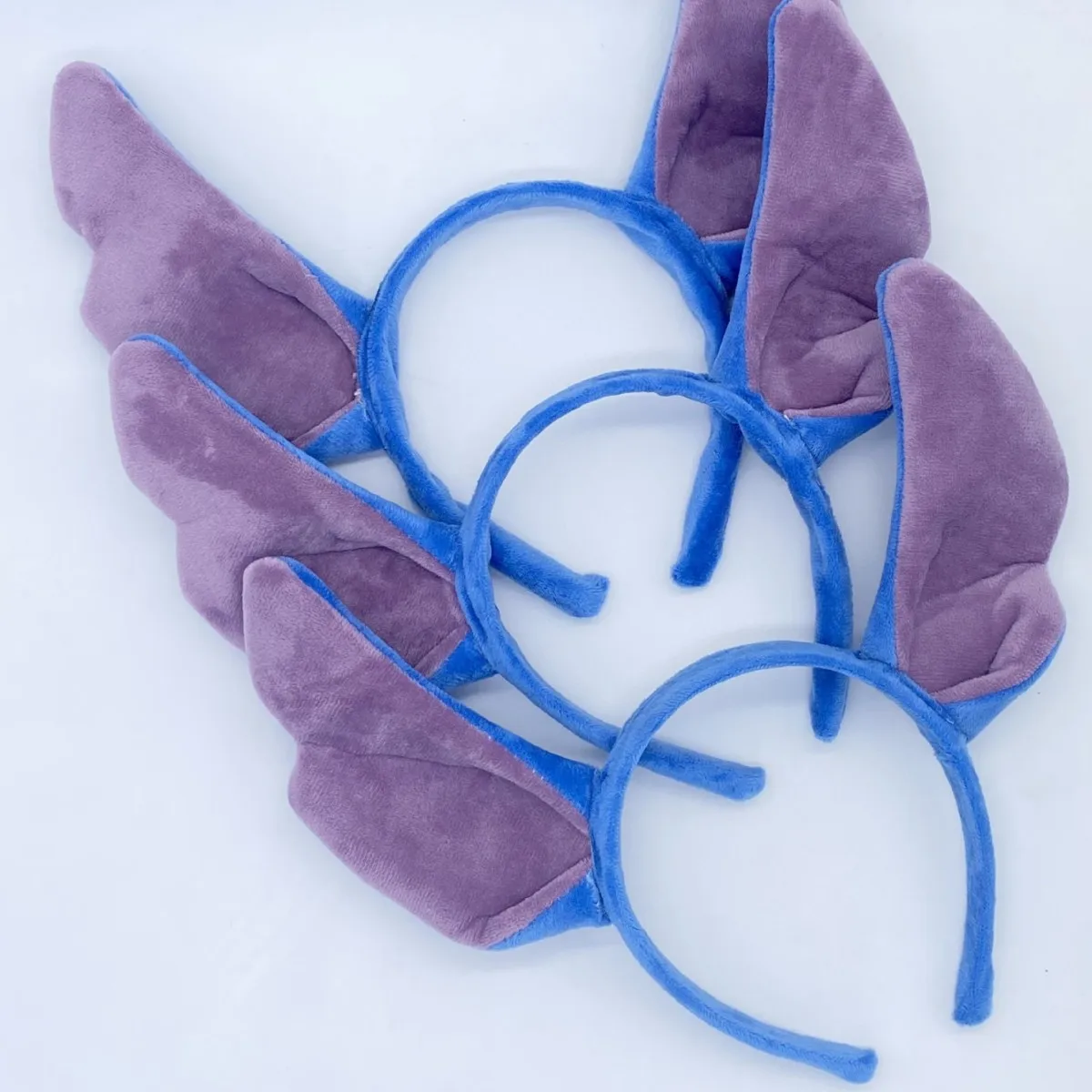 Serre-tête Oreilles de Stitch Bleu & Violet - Doux et Confortable