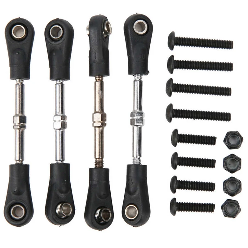 Fbil-4Pcs Tirante Sterzo Servo Asta Di Collegamento Per 1/10 Rc Buggy Off-Road Car( Himoto Lrp Tamiya Vrx Losi Redcat Arrma)