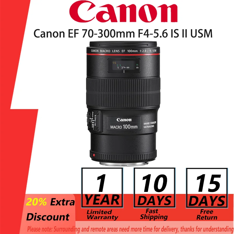 Canon EF 100 мм F2.8 L IS USM Большая диафрагма фиксированный фокус Автофокус полная Рамка DSLR объектив камеры для 250D 90D 5D II 6D SL3 T8i
