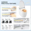 Smart Toilet with Built-in Bidet Seat, Tankless Toilet with Auto Lid Opening, Closing and Flushing, Digital Display, Elongated 2
