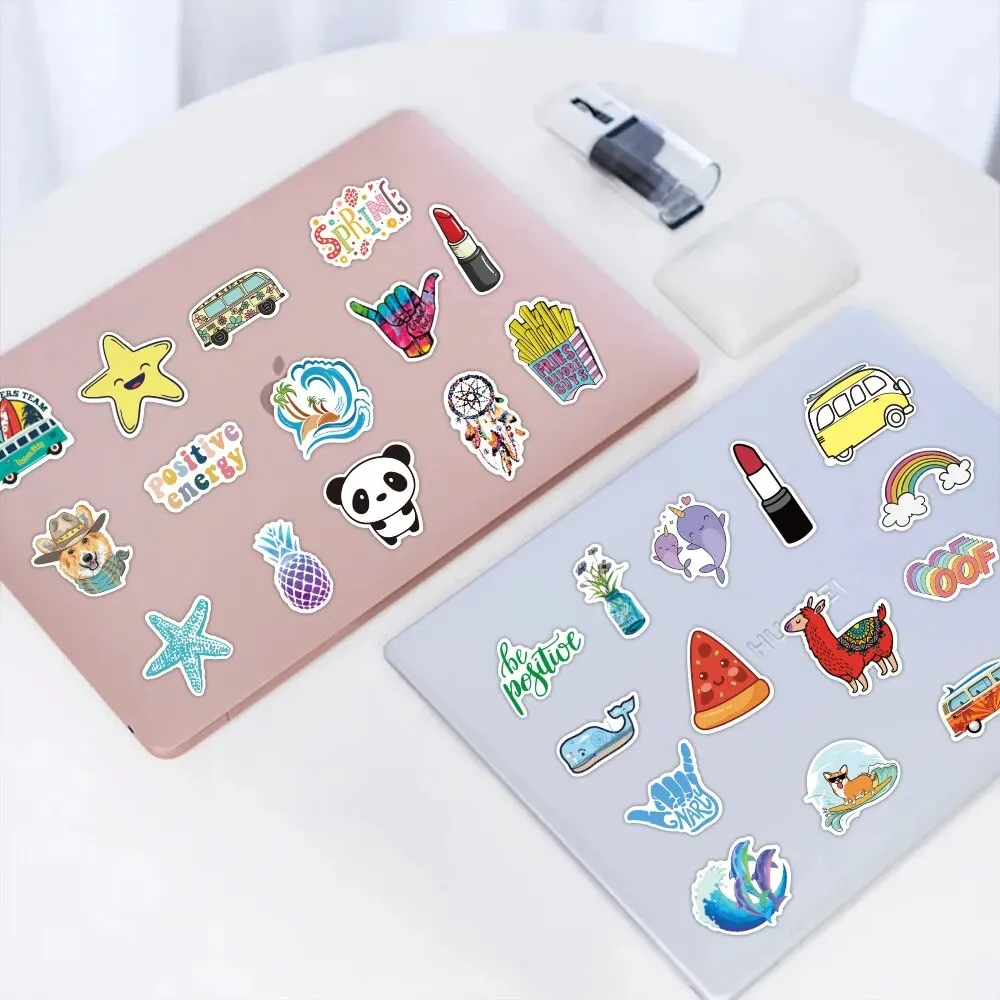 500 PCS Cute Stickers for Kids, Aesthetic Stickers for Water Bottles Kawaii  Vsco Vinyl Sticker Bulk for Girls Teens Adorable Waterproof Sticker Pack