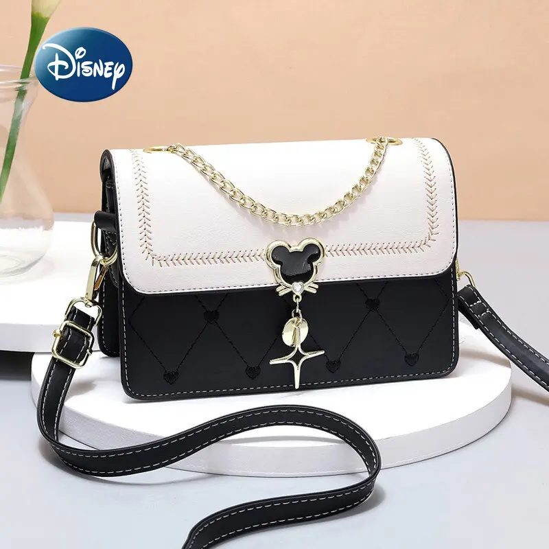 Women Messenger Bag Minnie Mickey Bag Leather Handbags