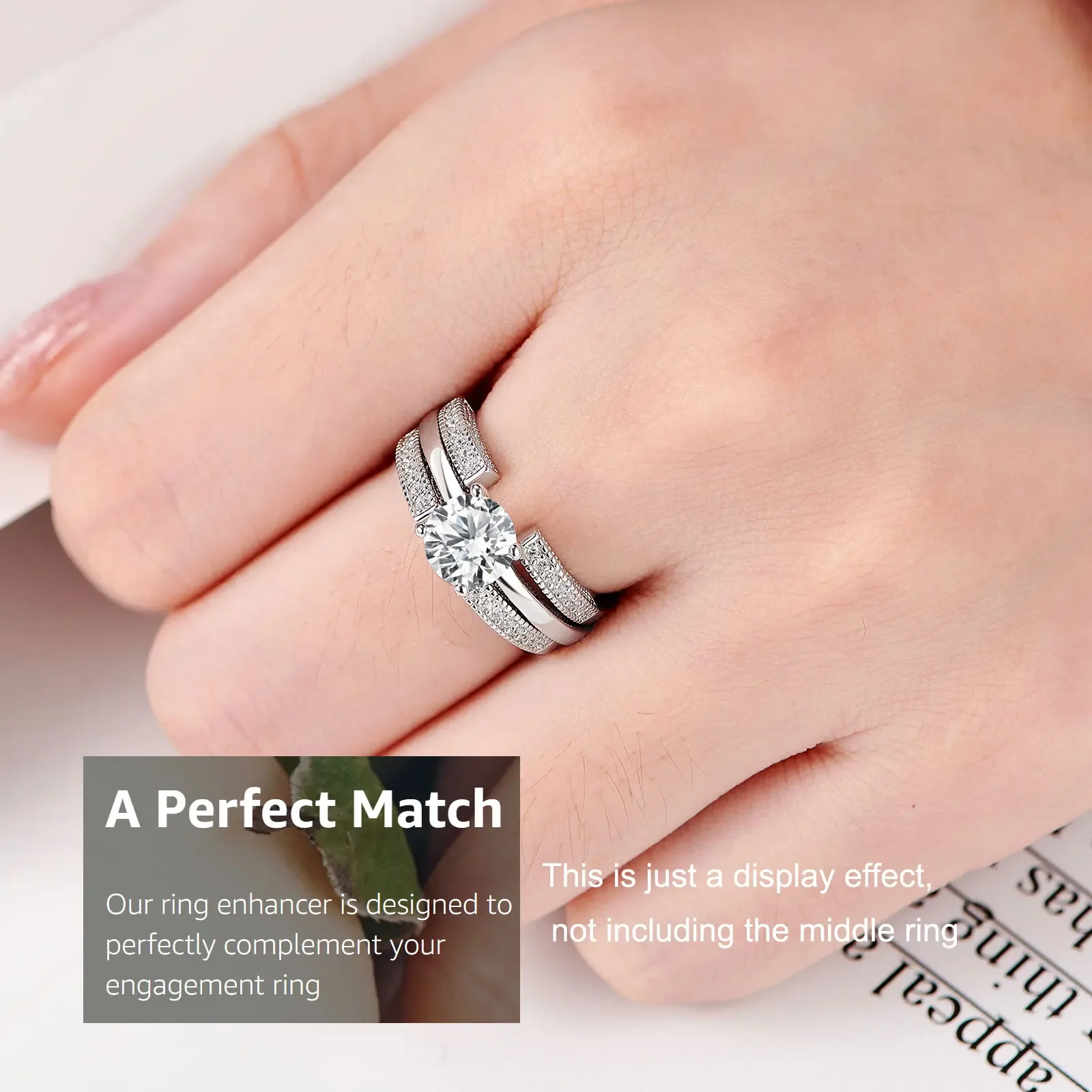 Engagement Rings Ring Guards And Wraps Opened Guard Wrap Wedding