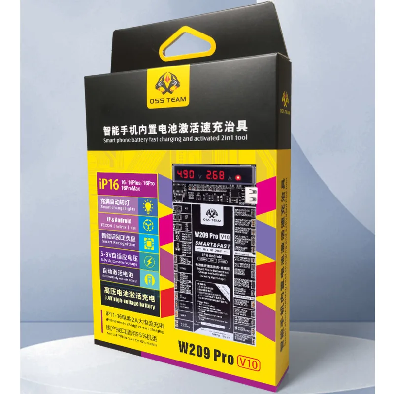 OSS-W09 Pro V3 Battery Efficiency Pop-Up Tester For IP11-15 Series Solves Battery Efficiency Pop-Up Modification Problems