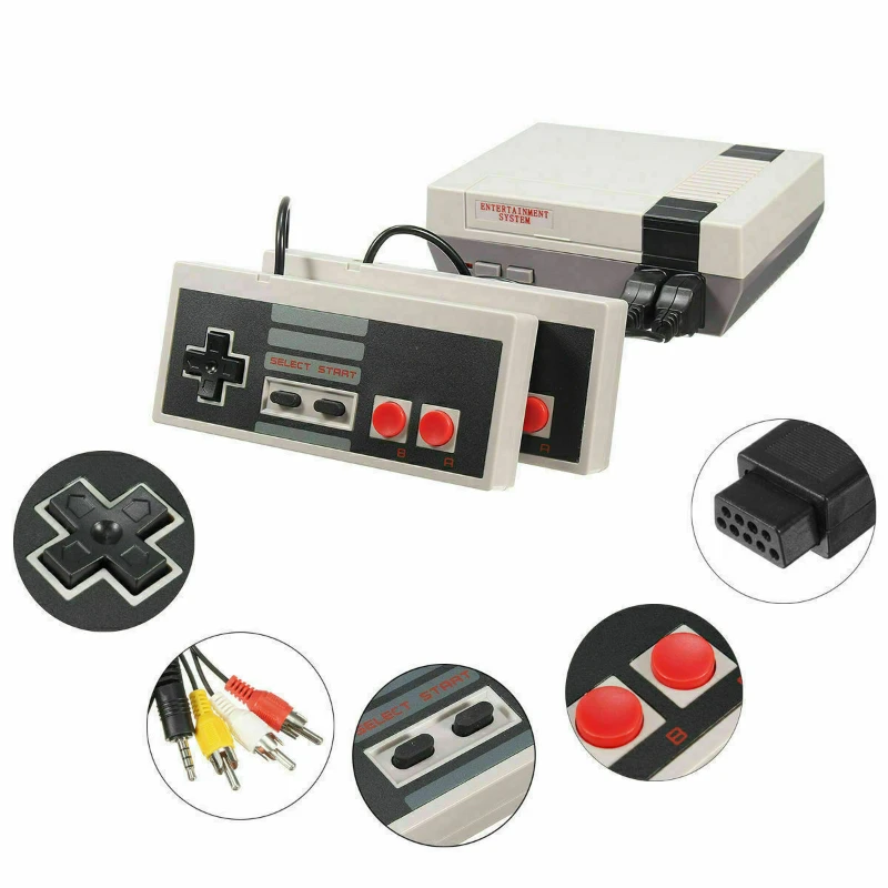 

620 Game Console Retro Nes Home Game Console Fc Red And White Nes Mini