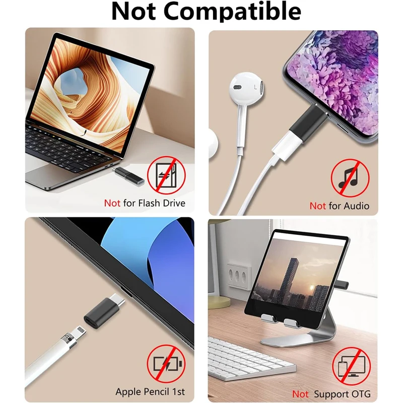 รูปสินค้า 3 in 1 USB-C to Lightning Adapter ชาร์จข้อมูล SYNC ได้ 3 อุปกรณ์