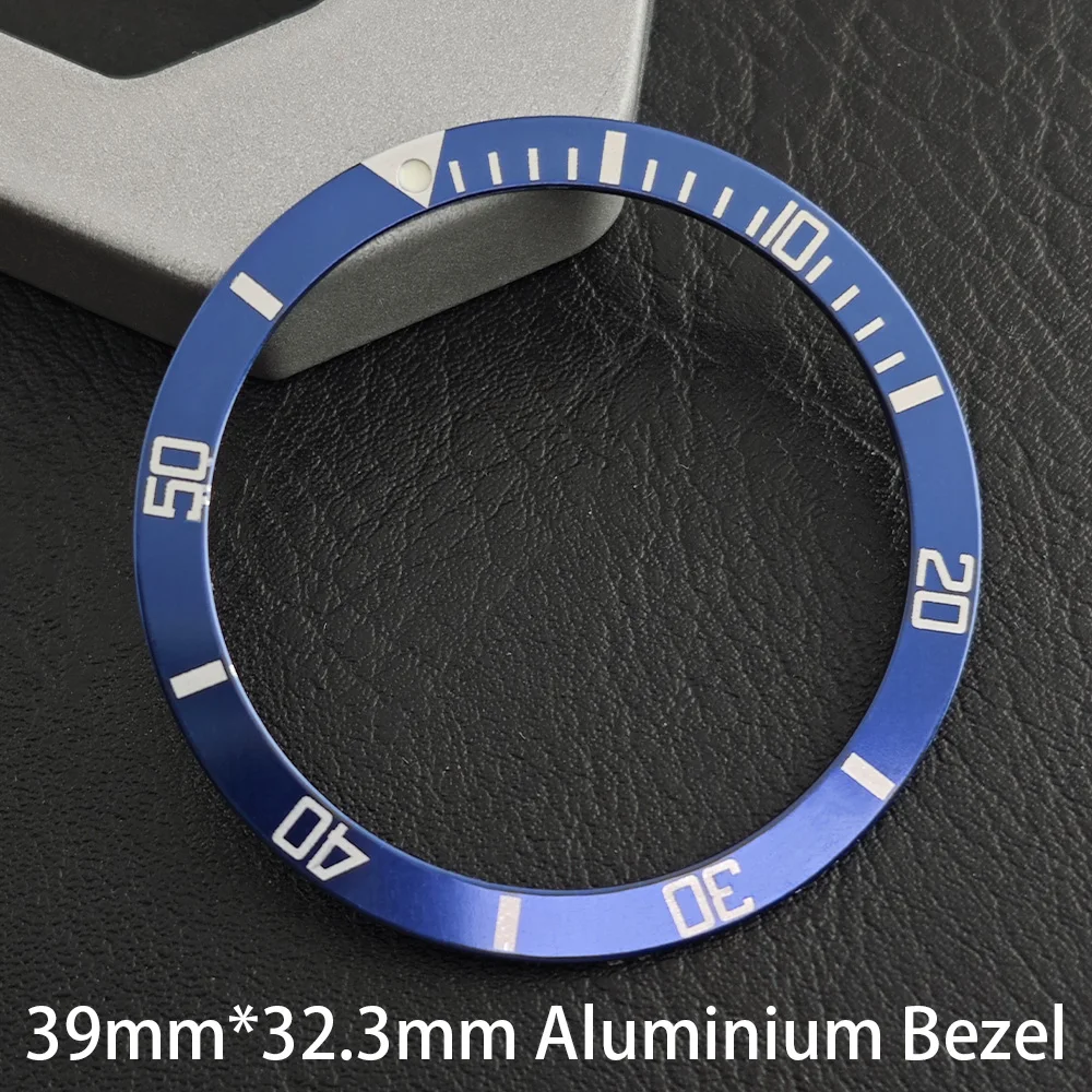 Premium Flat Aluminium Watch Bezel - 39mm Replacement Part for Men's Mechanical Watch