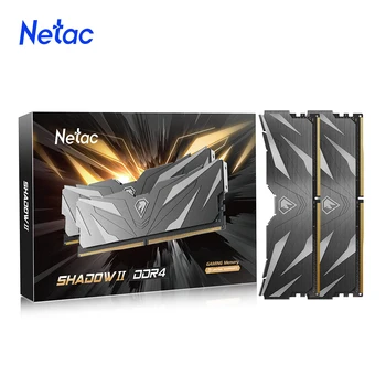 Memoria RAM Netac DDR4 3600mhz 3200mhz 2666Mhz 8GB 16GB 32GB DDR4 XMP2.0 de Doble Canal y 288 Pines UDIMM para PC de Escritorio y Juegos 1