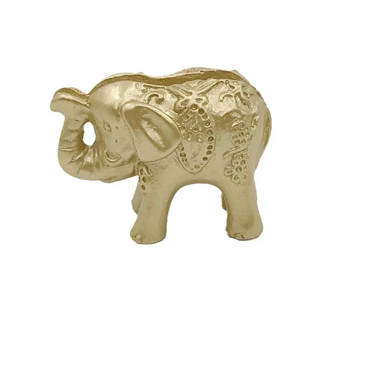 20Pcs Gold Lucky Elephant Place Card Holders, Name Photo Holder, Table Decoration Favors, Baby and Wedding Party Item