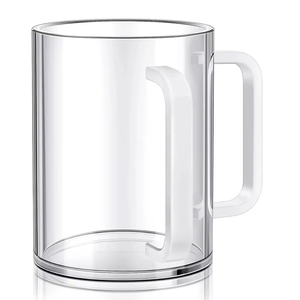 Transparent Netilat Yadayim Thickened Large Capacity Acrylic Wash Dual Handles Easy Handling Mouthwash Cup Hand Washing_voghion.com
