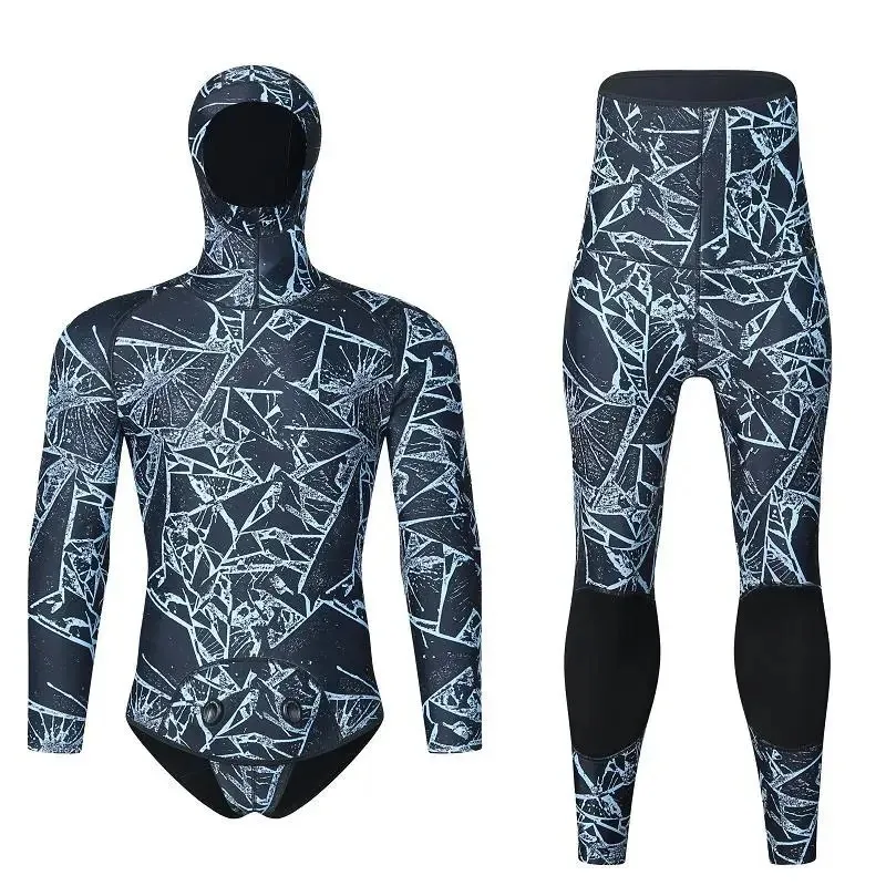 Diving Suits 3mm Split Long Sleeved Cold Resistant and Warm Elastic