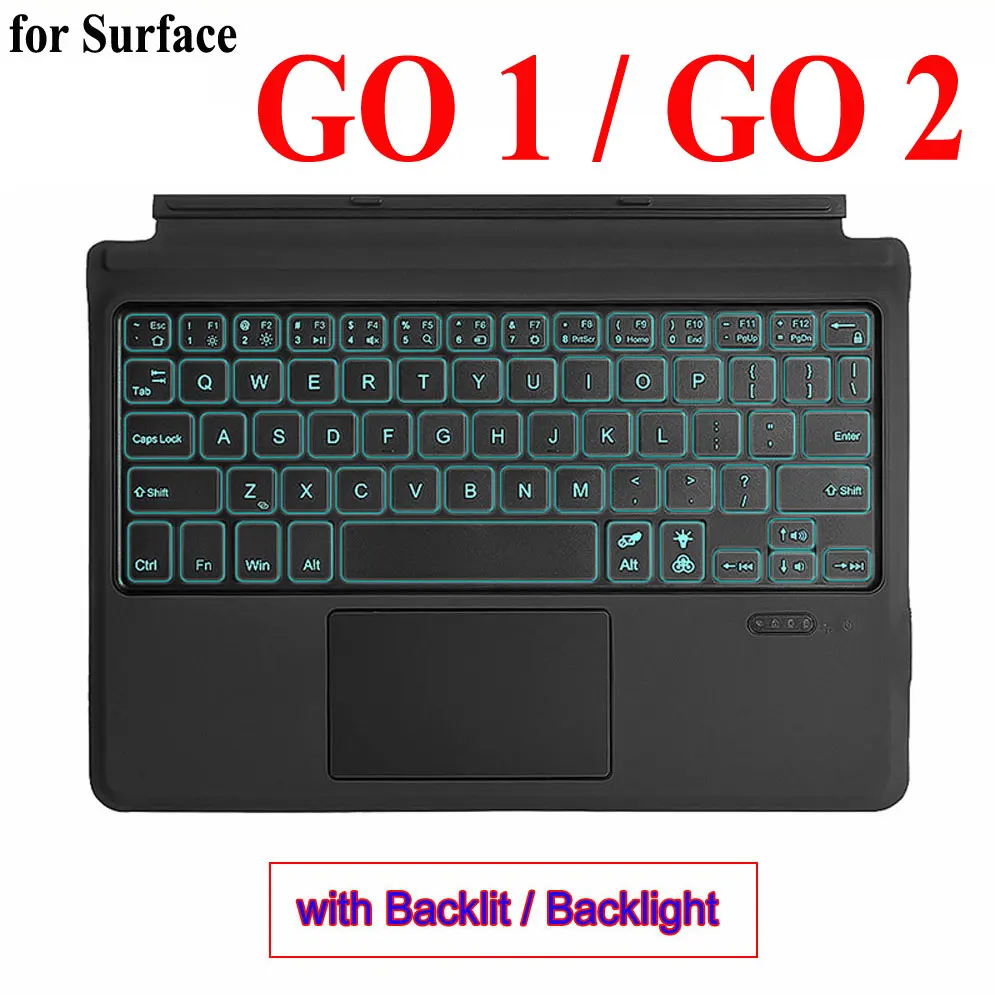 korean computer keyboard Bluetooth Wireless Keyboard For Surface Pro 3 4 5 6 7 Go 2 Trackpad Russian Arabic Hebrew Korean Spanish teclado Keyboard Tablet gaming pc keyboard Keyboards