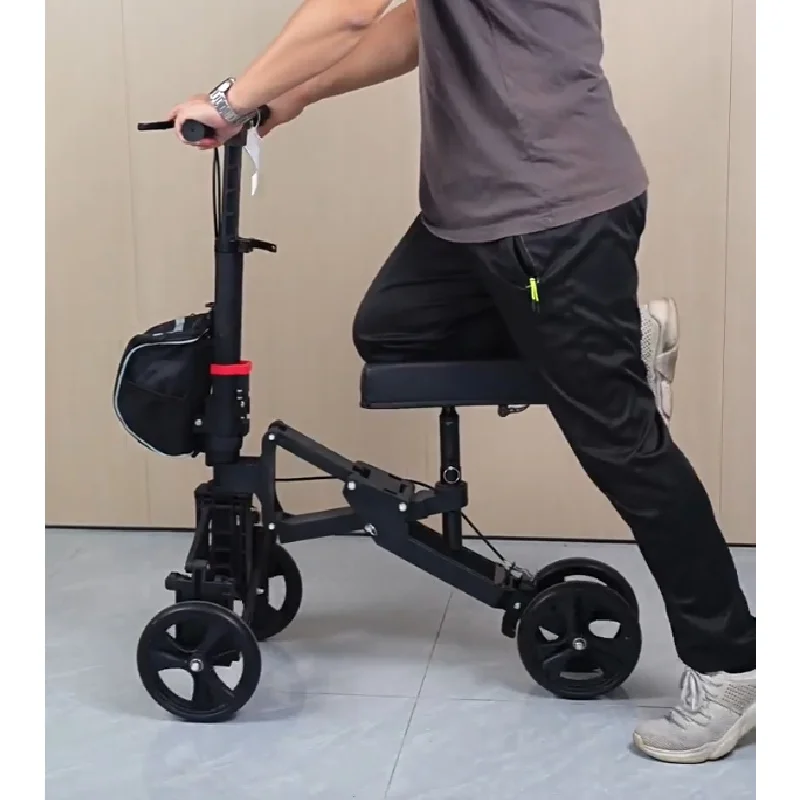 Leg Injury Walking Aid Foldable Powerful Home Electric Wheelchair Carbon Steel Material Fashionable Electric Mobility Scooter